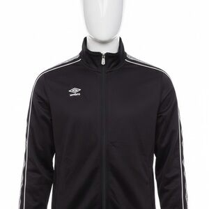 Umbro Men's Small Black Windbreaker Jacket